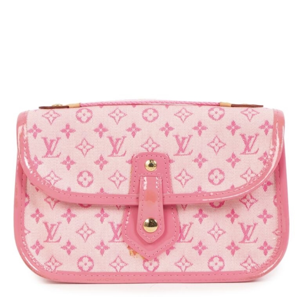 SOLD~Pink Mary Kate Monogram Pouch